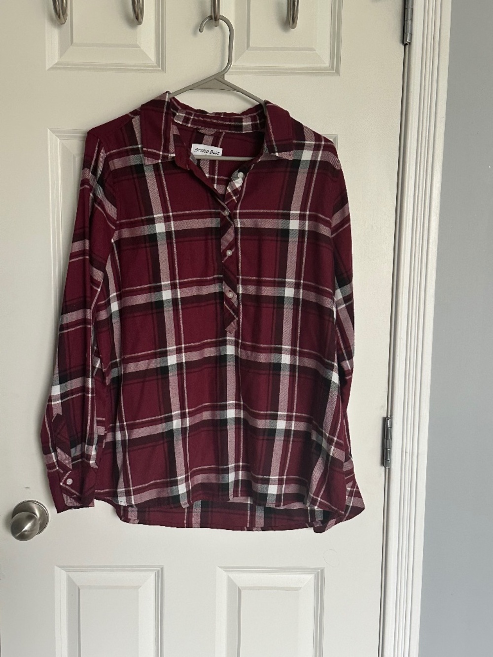Studio Blue Red Flannel Size L